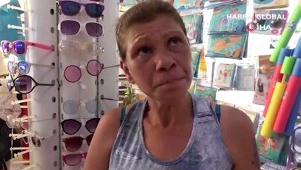 Balkondan marketin içine düştü, görenlerin yürekleri ağızlarına geldi!