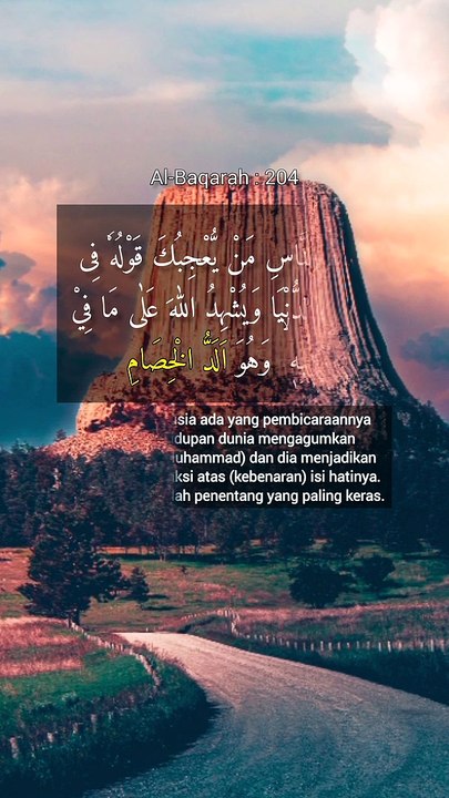 Allah tidak menyukai kerusakan | QS. Al-Baqarah : 204 - 207