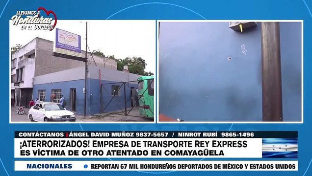¡Terror! Gatilleros abren fuego contra empresa de transporte en Comayagüela
