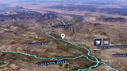 Satellite Map for 200± Acre Horse Ranch | Three Forks, Montana
