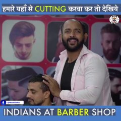 Indian At Barbar Shop
