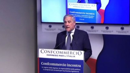 Tajani: almeno un terzo del taglio costo del lavoro alle imprese