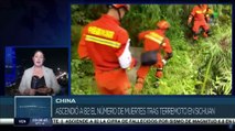 China: Cifra de fallecidos tras terremoto en Sichuan asciende a 82