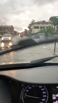 Pioggia in Toscana, allagamenti in provincia di Arezzo