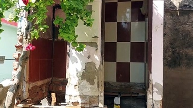 दौसा में हाउस लिफ्टंग...मकान को जेक से 2 फीट किया ऊंचा, अभी 2 फीट बाकी