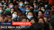 Health experts oppose easing face mask requirement