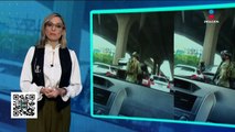 VIDEO: Marinos realizan operativo en carriles de Periférico Norte