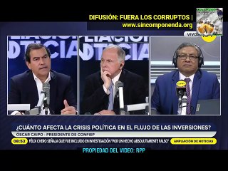 PRESIDENTE DE LA CONFIEP DEJA EN CLARO BAJA DE LA PRODUCCIÓN Y ABANDONO A LAS MICRO Y PEQUEÑAS EMPRESAS
