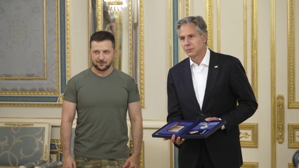 Antony Blinken in Kyiv. Meeting with Zelensky. Ентоні Блінкен у Києві. Зустріч з Зеленським.