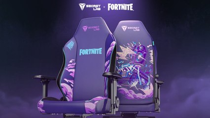 Fortnite a enfin une chaise gaming Secretlab à ses couleurs !