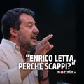 Salvini invita Letta a un confronto in tv: 