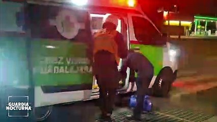 Motociclista alcoholizado chocó contra un camión de transporte de personal en El Rastro
