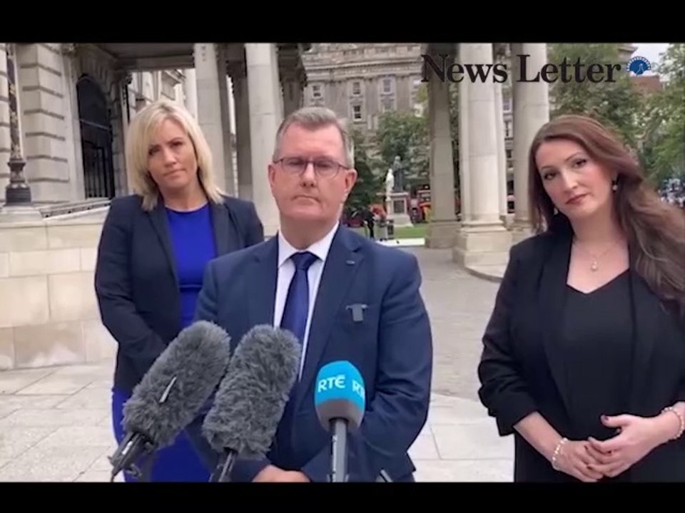 Henry McDonald question Sir Jeffrey Donaldson ahead of his meeting with the new SoS -