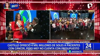 Denuncian que los S/ 4 mil millones ofrecidos por Castillo para pacientes con cáncer no existen