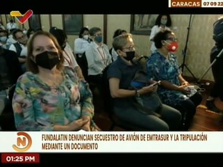 Fundalatin consignará documento ante Consejo de la ONU en respaldo a tripulantes del avión Emtrasur