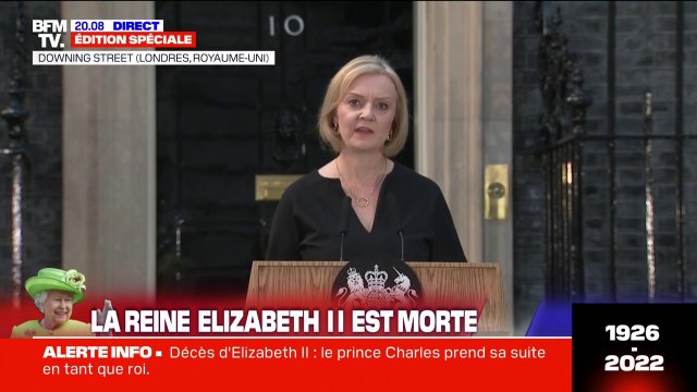 Liz Truss: Le décès de Sa Majesté la reine est un choc pour le pays et pour le monde