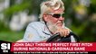 Golfer John Daly Throws Perfect First Pitch at Cardinals, Nationals Game