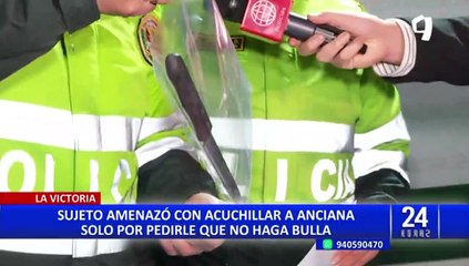 Sujeto intenta asesinar con un cuchillo a anciana en La Victoria: mujer solo pidió que no haga bulla