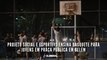 Projeto social e esportivo ensina basquete para jovens em praça pública em Belém