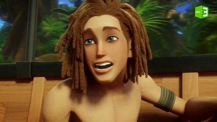 طرزان وجين يواجهان خطراً في عرض النهر