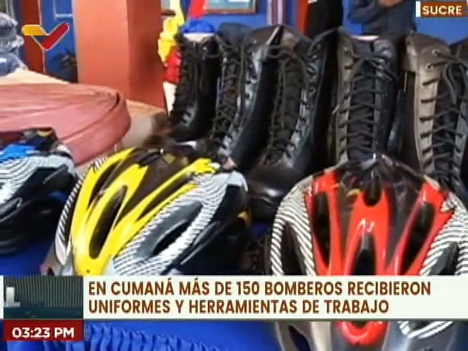 Sucre | En Cumaná más de 150 bomberos reciben uniformes y herramientas de trabajo