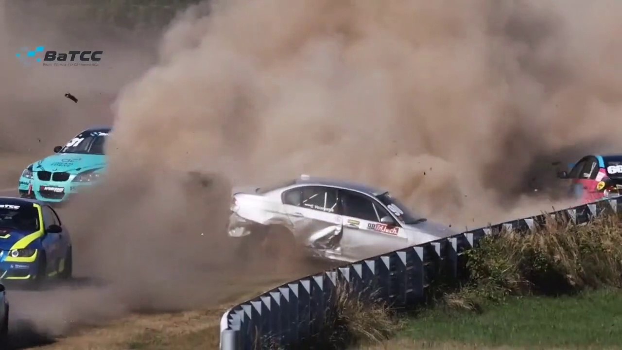 Baltic Touring Car 2022 Kaunas BMW Cup Massive Crash Pile Up