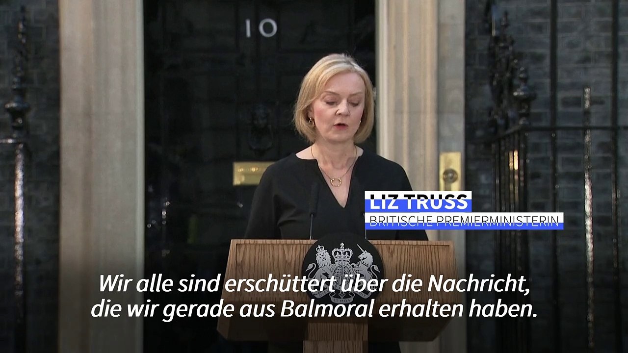 Tod der Queen: Ein 'Schock für die Nation'