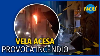 Incêndio em apartamento mata idosa na Grande BH