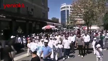 TÜGVA Diyarbakır öğrencileri göz kamaştırdı! Yaz eğitimini tamamlayıp tekbirlerle yürüdüler