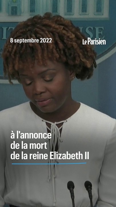 «La reine est morte !» : quand la porte-parole de la Maison Blanche apprend le décès d'Elizabeth II
