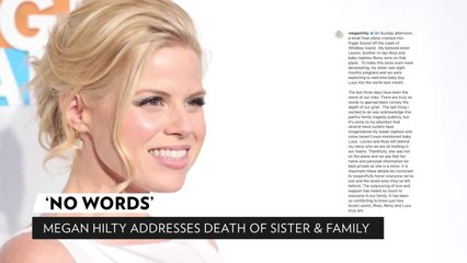Megan Hilty Breaks Silence on the Death of Her Sister, Brother-in-Law and Nephew: 'No Words'