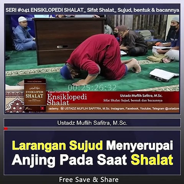 larangan Sujud Menyerupai Anjing Pada Saat Sholat