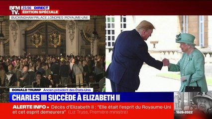 Mort d'Elizabeth II: Donald Trump salue "une femme extraordinaire"