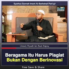 Beragama Itu Harus Plagiat Bukan Dengan Berinovasi