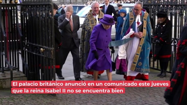 Se mantiene bajo supervisión médica: anuncian que la reina Isabel II se encuentra delicada de salud