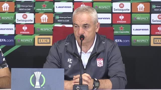 Demir Grup Sivasspor-Slavia Prag maçının ardından - Rıza Çalımbay