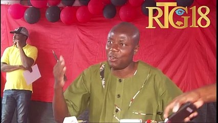 Jean-Charles Moïse sekretè jeneral Pitit Dessalines lan drese bilan manifestasyon 7 septanm lan.