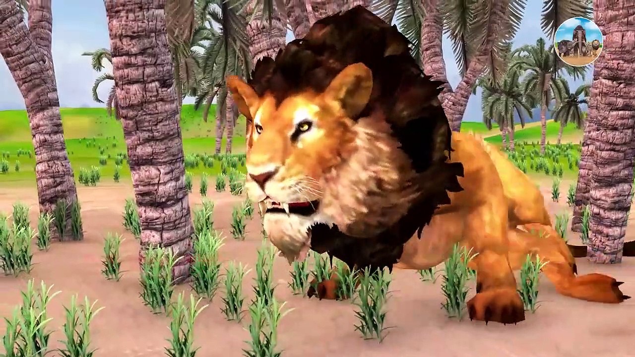 Woolly Rhinoceros vs Giant Lions Animal Fight   White Rhino Rescue Baby Rhino From Lion, Crocodile