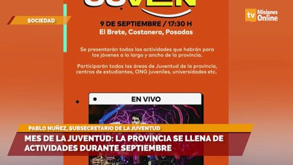 Sala cinco Misiones vive el mes de la juventud