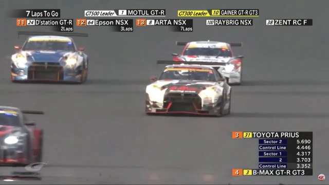 【スーパーGT】バトルに熱くなる長谷見さんの姿　[Super GT] Mr. Hasemi who is hot in battle