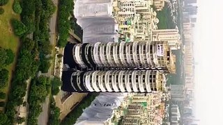 Twin Towers of Noida brought down in 9 seconds__THE TALLEST STRUCTURE IN INDIA TO BE DEMOLISED _IT TOOk 20 crore to demolised the 800 crore worth building .___twintower _demolised _viral(MP4)
