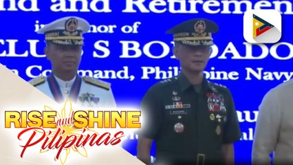Change of Command and Retirement Ceremony, isinagawa sa headquarters ng Philippine Navy