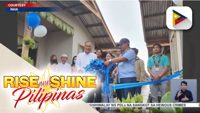 GOVERNMENT AT WORK | 50 housing units, itinurn-over ng NHA sa Basilan