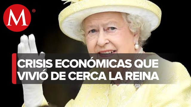 ¿Cuáles fueron las crisis económicas por las que pasó la reina Isabel II durante su reinado?