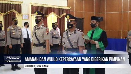 Kapolres Sukoharjo Pimpin Upacara Serah Terima Jabatan Kapolsek Polokarto