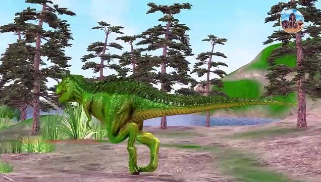 Mammoth Elephant Vs T - Rex Dinosaur Cartoon Cows And Bulls Sad Story Giant Bulls vs Elephant