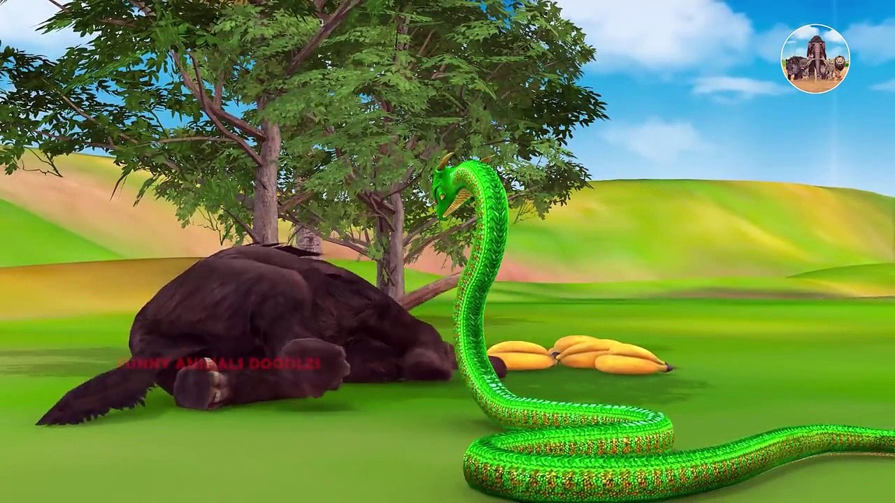 Cow Cartoon, Giant Bulls, Woolly Mammoth vs Zombie Mammoth Elephant Animal Revolt Epic Battle