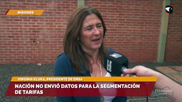 Nación no envió datos para la segmentación de tarifas