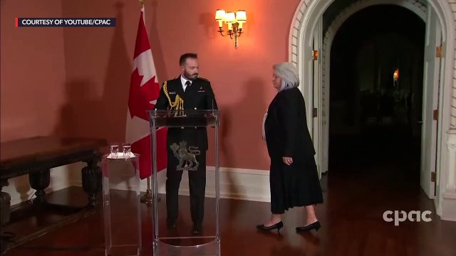 Canadian Governor-General Mary Simon on the Queen's death