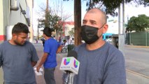 Abandonan a migrantes en el centro de El Paso